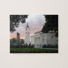Kathedralen-Quadrat in Vilnius, LITAUEN --- Puzzle
