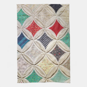 Kathedralenfenster-Quilt Geschirrtuch
