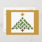 Kathedralenfensterbaum Feiertagspostkarte (Vorne/Hinten)