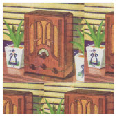 Kathedralenradiodruck 1937 stoff (Nahaufnahme)