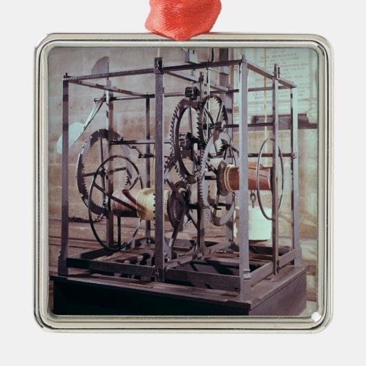 Kathedralenuhr hergestellt für den Turm in Ornament Aus Metall (Vorne)