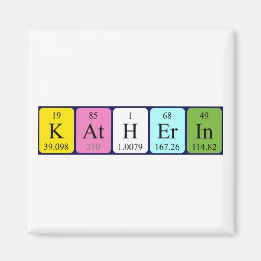 Katherin Periodenmagnet Magnet (Vorne)