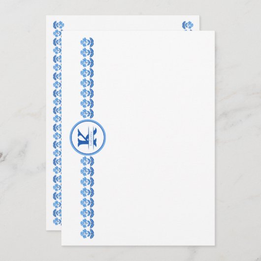 Katherine Card Dankeskarte (Vorne/Hinten)