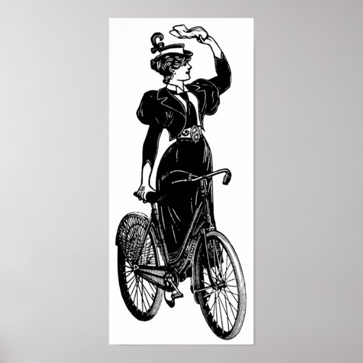 Katherine, ein Vintager Radfahrer Poster (Vorne)