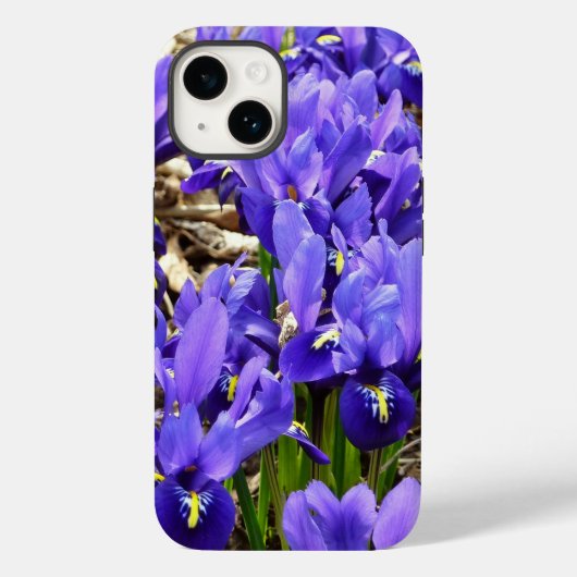 Katherine Hodgkin Irises Lila Frühlingsfloral Case-Mate iPhone Hülle (Rückseite)