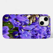 Katherine Hodgkin Irises Lila Frühlingsfloral Case-Mate iPhone Hülle (Rückseite (Horizontal))
