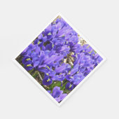 Katherine Hodgkin Irises Lila Frühlingsfloral Serviette (Ecke)