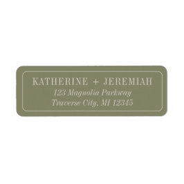 Katherine | Kurierte Farben | Hochzeitsadresse