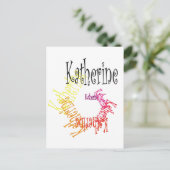 Katherine Postkarte (Stehend Vorderseite)