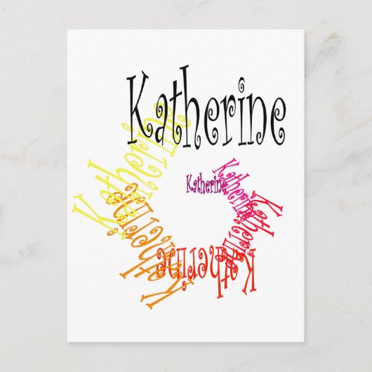 Katherine Postkarte (Vorderseite)