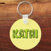 Kathi Name Kiwi Design Schlüsselanhänger (Vorderseite)
