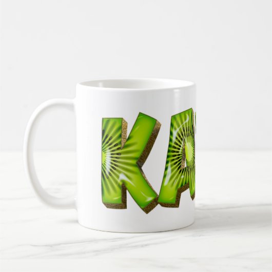 Kathi Name Kiwi Style Tasse Teetasse Kaffeetasse (Links)