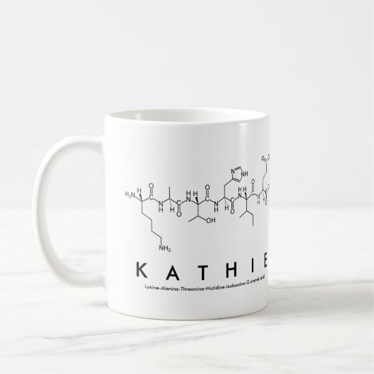 Kathie Peptidname Tasse (Links)