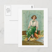 Kathleen im Frühling Postkarte (Vorne/Hinten)