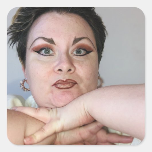 Kathleen Roberts Square Stickers (Vorderseite)