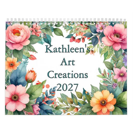Kathleens Art Creation Whimsicaler Kunstkalender Kalender (Titelbild)