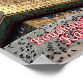 Kathmandu - Boudhanath Stupa - Nepal - Poster (Ecke)