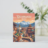 Kathmandu, Nepal Nepal Postkarte (Stehend Vorderseite)
