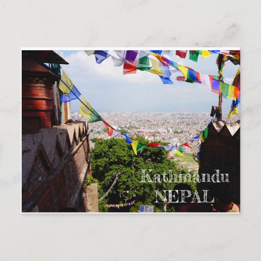 Kathmandu, Nepal Postkarte (Vorderseite)