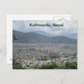 Kathmandu, Nepal Postkarte (Vorne/Hinten)
