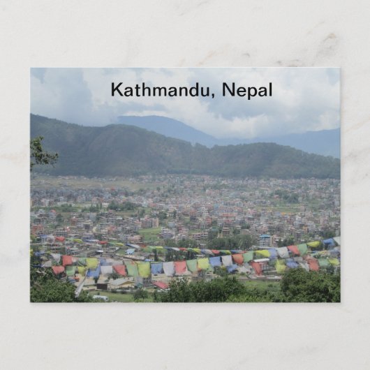 Kathmandu, Nepal Postkarte (Vorderseite)