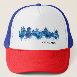 Kathmandu Nepal Skyline Blue Truckerkappe