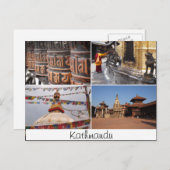 Kathmandu Religion sammelt Postkarte (Vorne/Hinten)