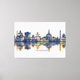 Kathmandu Skyline Leinwanddruck