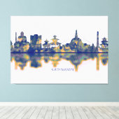 Kathmandu Skyline Leinwanddruck (Insitu (Holzboden))