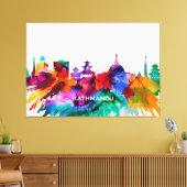Kathmandu Skyline Leinwanddruck (Insitu (Wohnzimmer))