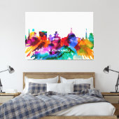 Kathmandu Skyline Leinwanddruck (Insitu (Schlafzimmer))
