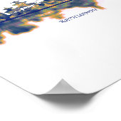 Kathmandu Skyline Poster (Ecke)