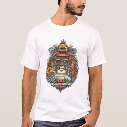 KATHMANDU-TAL T-Shirt (Vorderseite)