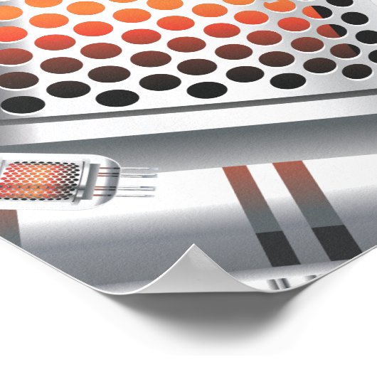 Kathodenstrahlröhren Poster (Ecke)