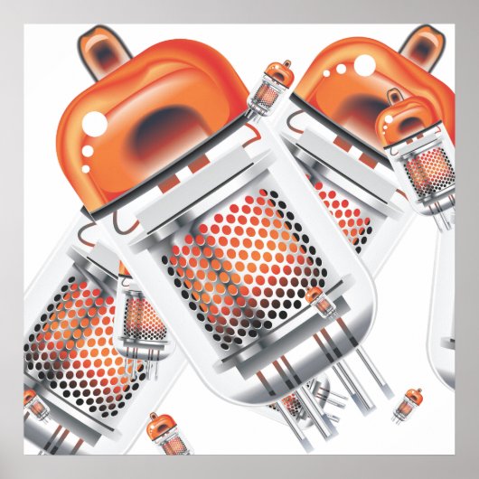 Kathodenstrahlröhren Poster (Vorne)