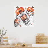 Kathodenstrahlröhren Poster (Küche)