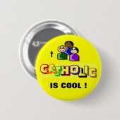 KATHOLIC IST COOL! BUTTON (Vorne & Hinten)
