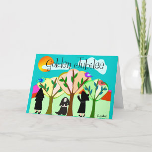 Katholic Nun Golden Jubilee Geschenke Karte