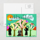 Katholic Nun Golden Jubilee Geschenke Postkarte (Vorne/Hinten)