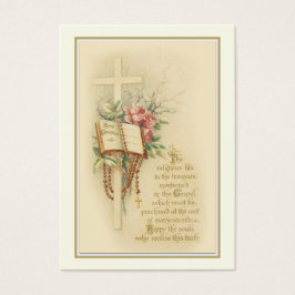 KATHOLIC NUN JAHRESTAG VOWS HOLY CARD