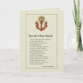 Katholic Priest Ordination Anniversary Religious Karte (Vorderseite)