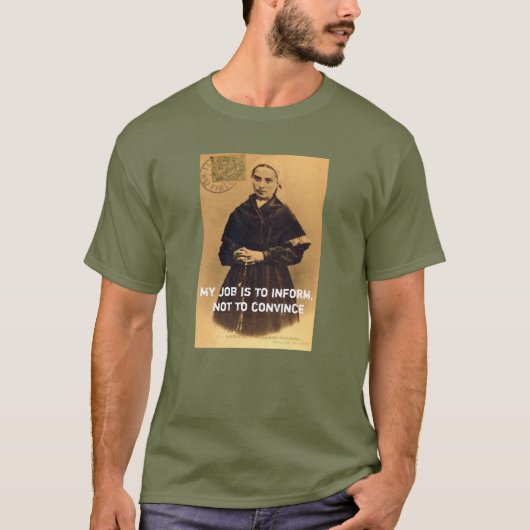 Katholik, T - Shirt St. Bernadette (Vorderseite)