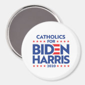 KATHOLIKEN FÜR BIDEN HARRIS MAGNET (Vorderseite/Rückseite)