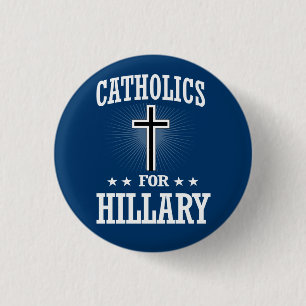 KATHOLIKEN FÜR HILLARY BUTTON