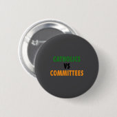 Katholiken gegen Ausschüsse Button (Vorne & Hinten)