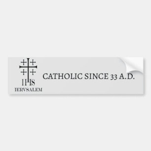 katholisch autoaufkleber