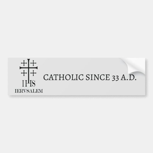 katholisch autoaufkleber (Vorne)