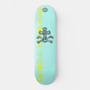 Katholisch bis Knochen - Skateboard, 8 1/8" Decke Skateboard