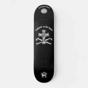 Katholisch bis Knochen - Skateboard, 8 1/8" Decke Skateboard