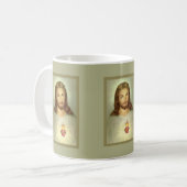 Katholisch-heiliges Herz von Jesus Kaffeetasse (Vorderseite Links)